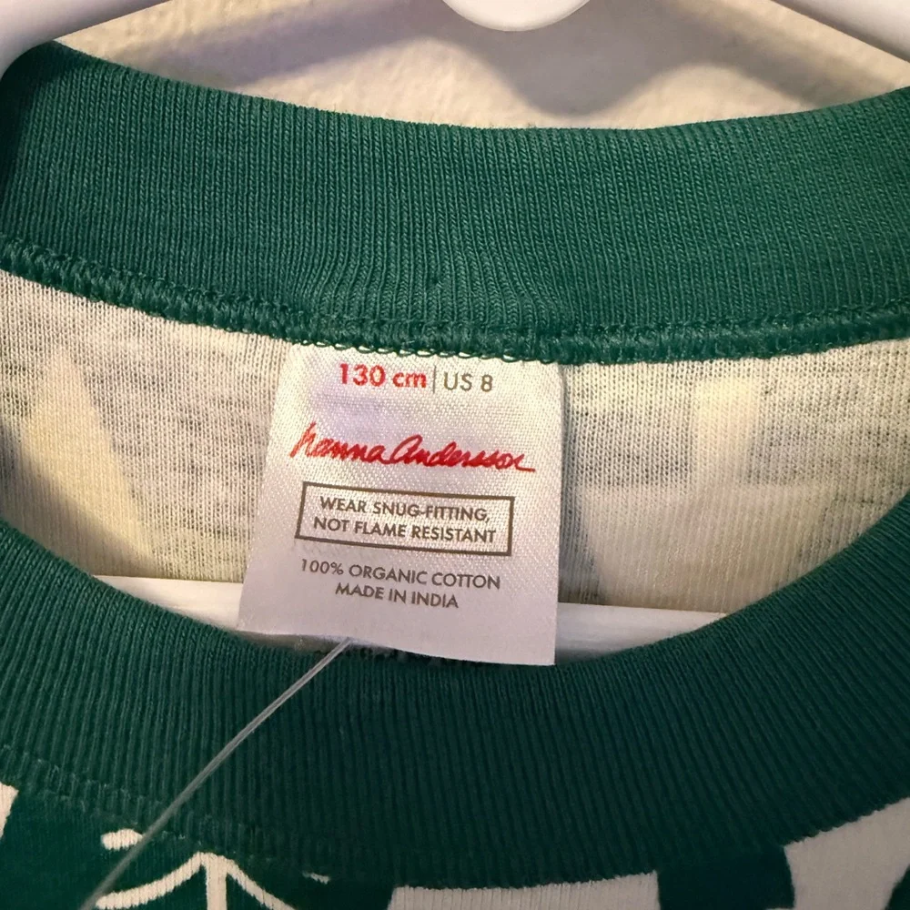 Hanna Andersson Green Christmas Tree Pajamas